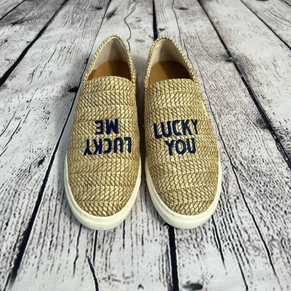 Lucky Brand natural Lailom Lucky me Lucky You slip on sneakers